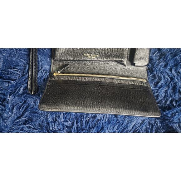 Henri Bendel Uptown Wristlet Credit Cards Organizer Wallet Clutch, black - Picture 5 of 8